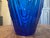French Art Deco Cobalt Blue Vase, 1930s For Sale - Image 3 of 14