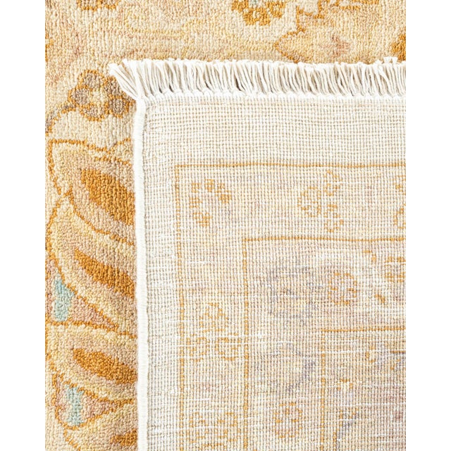2000 - 2009 Eclectic, One-of-a-Kind Hand-Knotted Area Rug - Ivory, 8' 0" x 10' 4" For Sale - Image 5 of 8