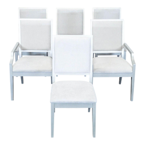 Set of Six Legacy Classic Furniture Rachael Ray Cinema Collection Dining Chairs