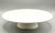 Antique French White Ironstone Cake Stand on Pedestal, Modernist For Sale - Image 6 of 8