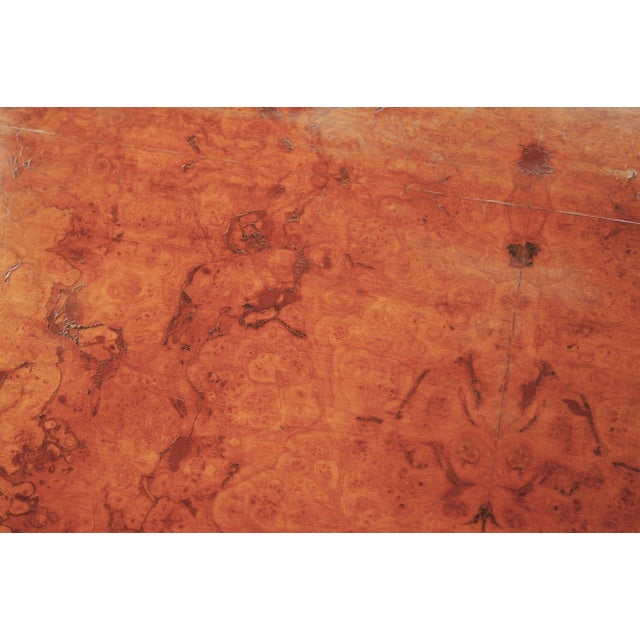 Large Burl Elm Veneer Coffee Table, 1970 For Sale - Image 17 of 18