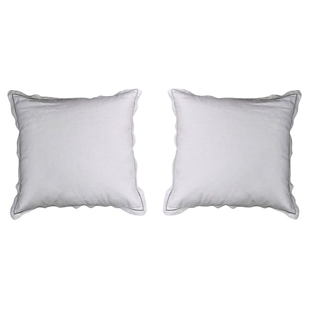 Antique French Linen Pr Pillows A Pair Chairish