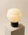 Papiro alabaster table lamp by luis gimeno dimensions: d 24 x w 24 x h 30 cm materials: alabaster finish: natural honed...