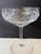 Hostess Vintage Etched Floral Leaf Crystal Champagne Coupes - Set of 8 For Sale - Image 4 of 7