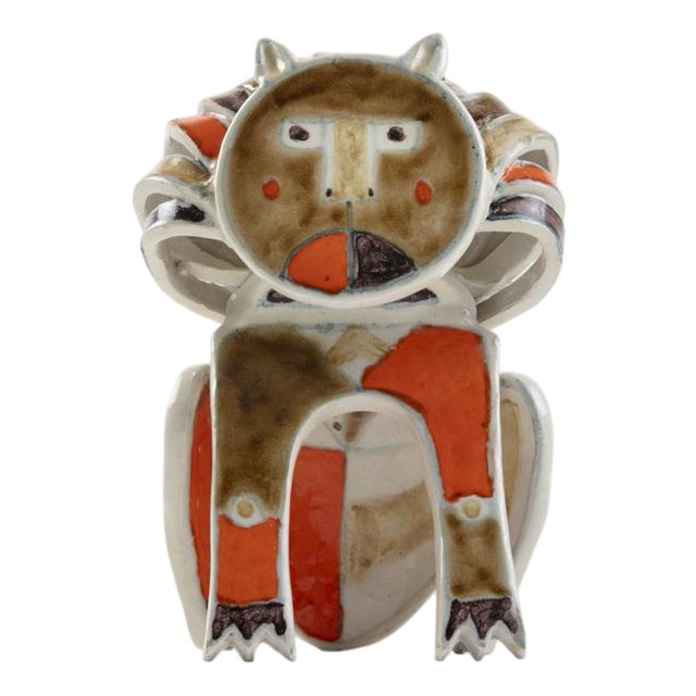Bruno Gambone, Lion, 1960s, Ceramic For Sale