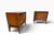 A beautiful pair of Mid-Century Modern Broyhill walnut nightstands, circa 1960s, showcasing classic American modern design...