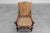 Carved Walnut Armchair with Scrolling and Tapestry Upholstery, France, 1800 For Sale - Image 11 of 16