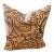 Pair of Tailored Taupe & Ivory Paisley Down Pillows - Classic 16” Accent For Sale