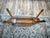 Vintage Hand Made Oak Wabi Sabi Bench Signed Neil Panyik For Sale - Image 9 of 9