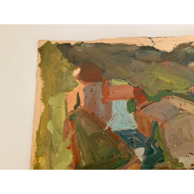 Richard Snyder 1960s Abstract Oil Painting For Sale - Image 4 of 6
