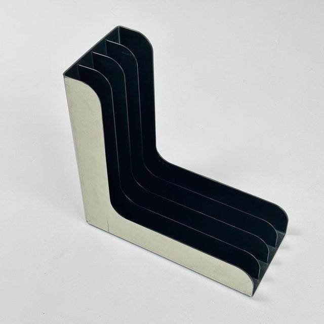 Gold Mid-Century Vinyl Record Holder, 1970s For Sale - Image 8 of 11