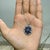 Art Deco Baguette Cut Blue Sapphire & Diamond Mosaic Statement Pendant | 3.45 TCW For Sale - Image 9 of 13