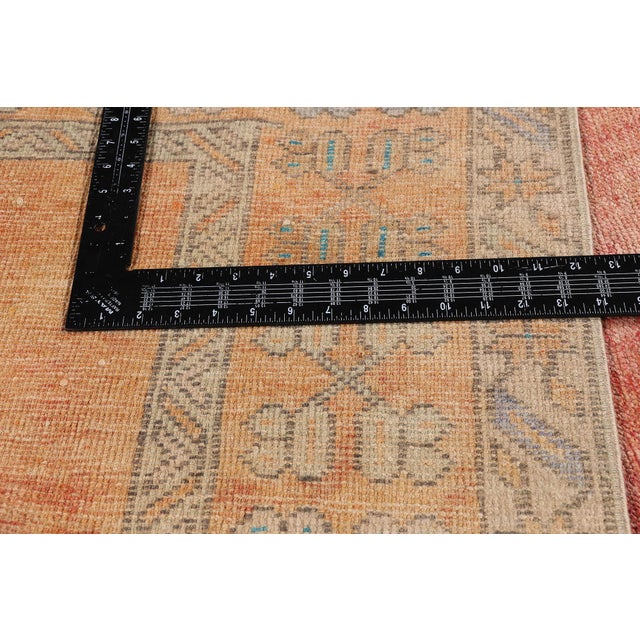 Textile Vintage Turkish Oushak Rug, 04'06 X 11'09 For Sale - Image 7 of 10