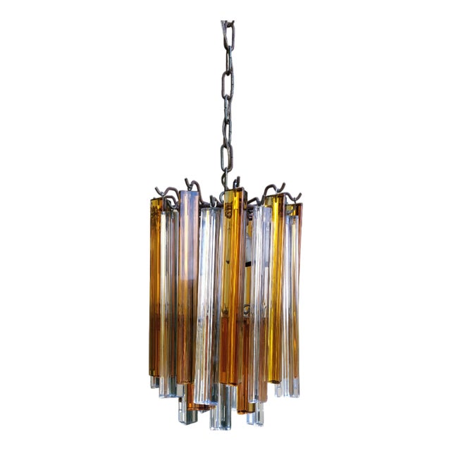 Vintage Murano Glass Pendant from Venini, Italy, 1970s For Sale