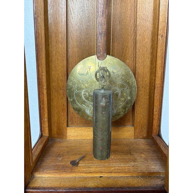 Art Nouveau Longcase Clock, 1890s For Sale - Image 8 of 17