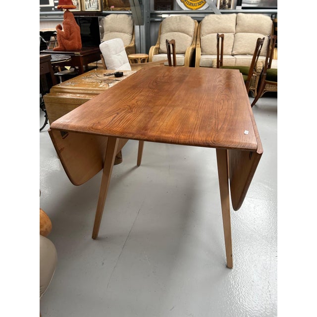 Blonde Drop Leaf Dining Table by Lucian Ercolani for Ercol, 1960s, in Flawless conditions. Designed 1960 to 1969 This...