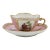 Circa 1888-1916 Richard Klemm, Dresden Quatrefoil Demitasse Cup & Saucer For Sale