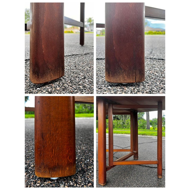 Mid Century Modern ‘Maria’ Extendable and Folding Dining Table | Bruno Mathsson For Sale - Image 18 of 18