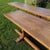 English Oak Trestle Tables, Set of 2 For Sale - Image 5 of 8