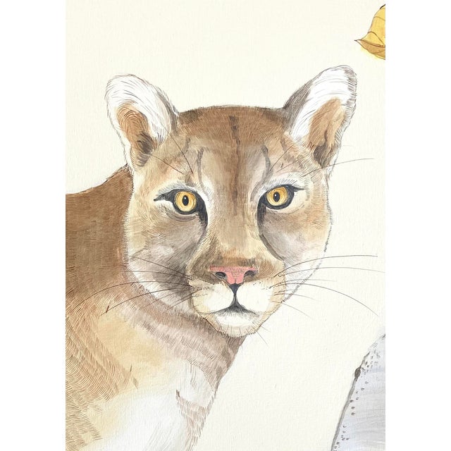 “Mountain Time” Chinoiserie Scenic Mountain Landscape Painting by Allison Cosmos - Set of 3 For Sale In Philadelphia - Image 6 of 9