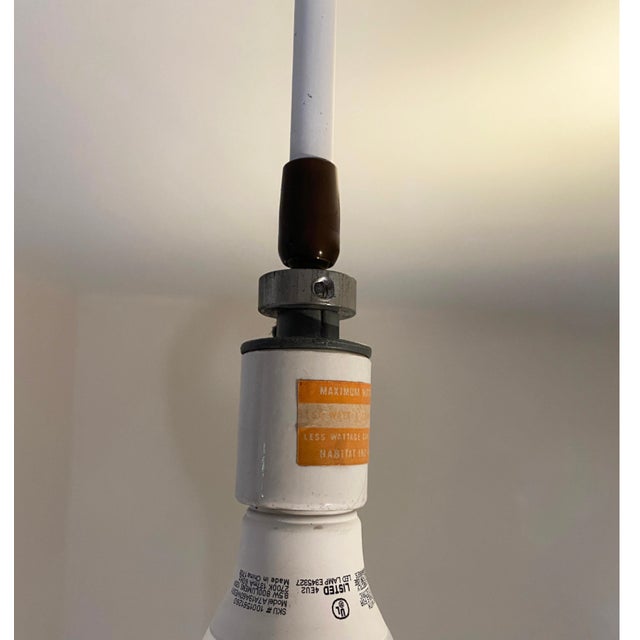 White 1960s Paul Mayen Pendant Lamp For Sale - Image 8 of 9