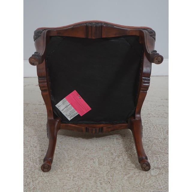 Set of 8 Henredon Walnut Louis XV Dining Chairs For Sale - Image 17 of 18