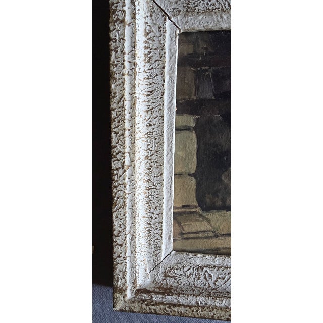 Claude Houal, Breton No. 53: Interior, 1950, Watercolor, Framed For Sale - Image 6 of 9