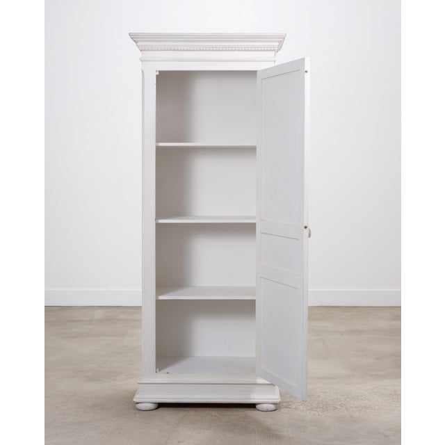 Country French Provincial Painted Bonnetière Storage Cabinet For Sale - Image 10 of 18