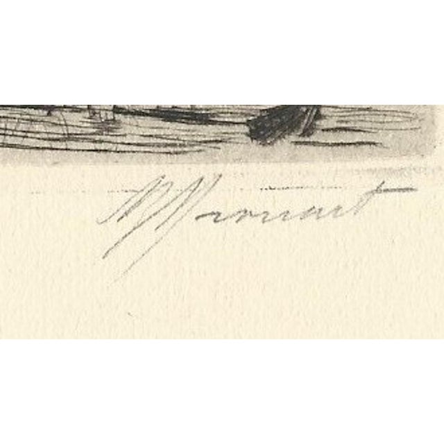 Raphaël Drouart, The Bois De Boulogne, 1920s, Etching For Sale - Image 9 of 12