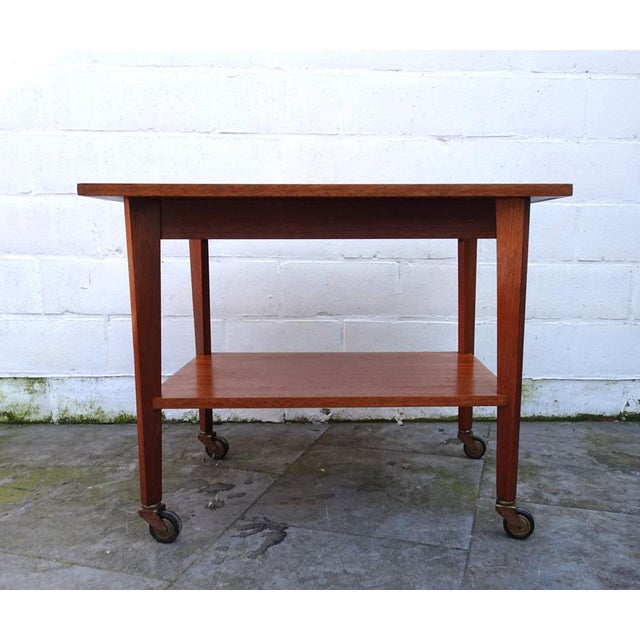 Vintage Teak Serving Trolley, 1950s For Sale - Image 13 of 16