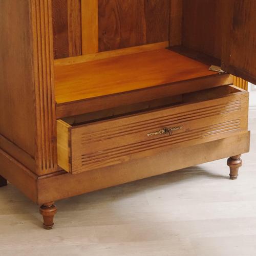Antique Louis XVI Style Oak Mirrored Cabinet, 1900s For Sale - Image 11 of 13
