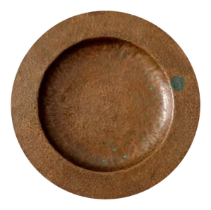 Antique Hammered Copper Bowl