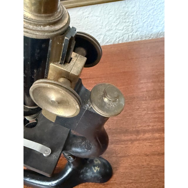 Antique Bausch and Lomb Microscope For Sale - Image 4 of 14