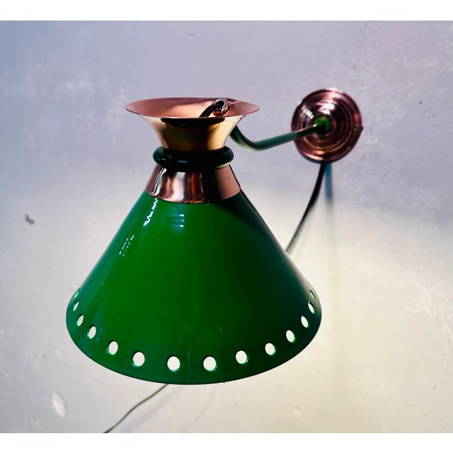 Vintage Copper Wall Lights, 1950s, Set of 2 For Sale - Image 6 of 13