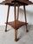 Antique Arts & Crafts Style Two-Tier Oak Accent Table With Scalloped Top Barley Twist Legs and Ball Feet For Sale - Image 11 of 12