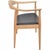 Hans wegner the chair, model jh503, with a frame of oak and a seat upholstered in black leather. The chair is from the...