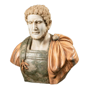 Early 20th Century Italian Marble Bust of Roman Emperor Caracalla