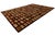Modern Geometric Grid Hand-Knotted Wool Area Rug in Deep Burgundy & Earth Tones For Sale - Image 12 of 12