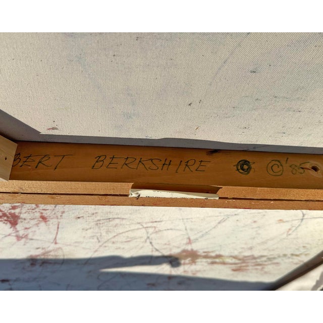 1985 “Flight Over Egypt” Acrylic on Canvas Painting by Robert Berkshire For Sale In Indianapolis - Image 6 of 10