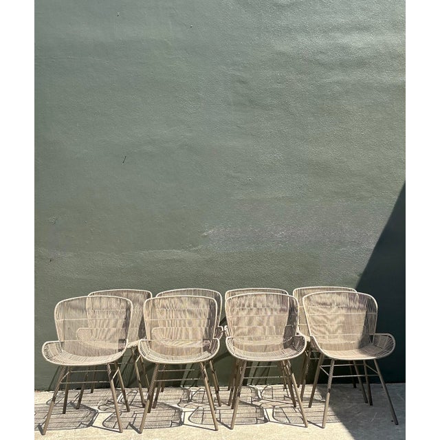 Mid-Century Modern Vintage Originals Rose Dining Chairs - Set of 8 For Sale - Image 3 of 12