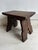 Rustic Oak Stool, 1920s For Sale - Image 10 of 17