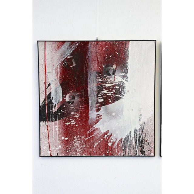 Der Tod Redet, Abstract 6-Part Composition, 2013, Acrylic on Canvases, Set of 6 For Sale - Image 4 of 10