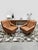 Vintage Italian Cognac Lounge Chairs, Set of 2 For Sale - Image 6 of 9