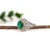 Metal Exceptional Gia Certified Emerald in a Bespoke Heirloom Setting: Solid 14k Gold, Size 6.75 For Sale - Image 7 of 11