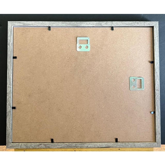 1990s After Earl Biss Print - "Blizzard Along the Beartooth Range", Framed For Sale - Image 4 of 5