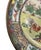 Chinoiserie Vintage Hand Painted Chinese Porcelain Famille Rose Rooster Bowl / Plate / Vide Poche / Catchall Encased in Brass For Sale - Image 3 of 4