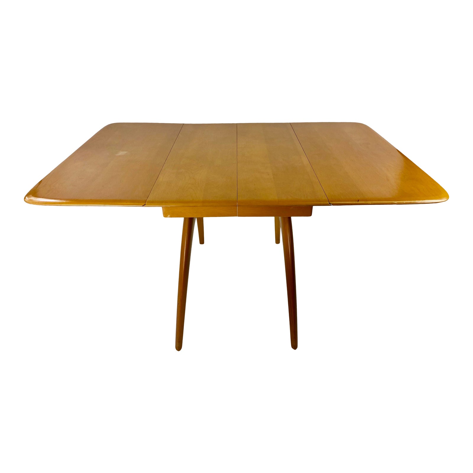 MidCentury Modern Heywood Wakefield Wishbone Dining Table Chairish