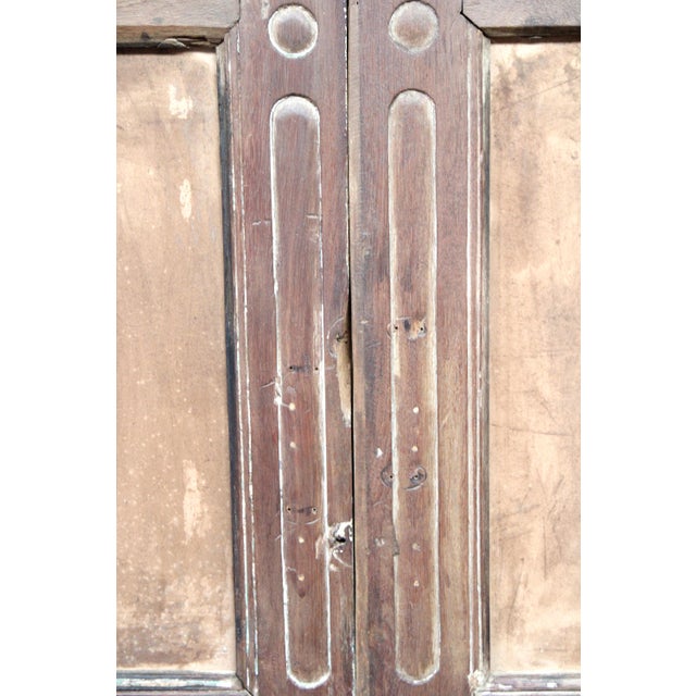 Transom Door Scalloped Cut Outs Mirrored For Sale - Image 12 of 12