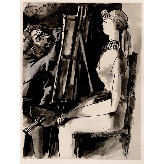 Pablo Picasso, The Painter and his Model, Heliogravure, 1954 For Sale - Image 8 of 8