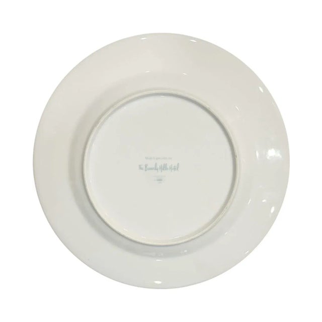 Contemporary Vintage the Beverly Hills Hotel Charger Dinner Dining Room Plate For Sale - Image 3 of 10
